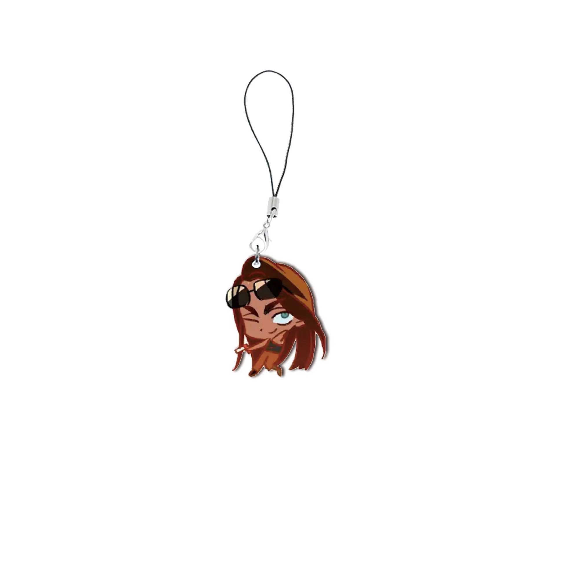 Alien Stage Phone Charm Cartoon Acrylic Mini Pendant Alien Stage Phone Keychain Chain Keychain Fan GiftXJ250409