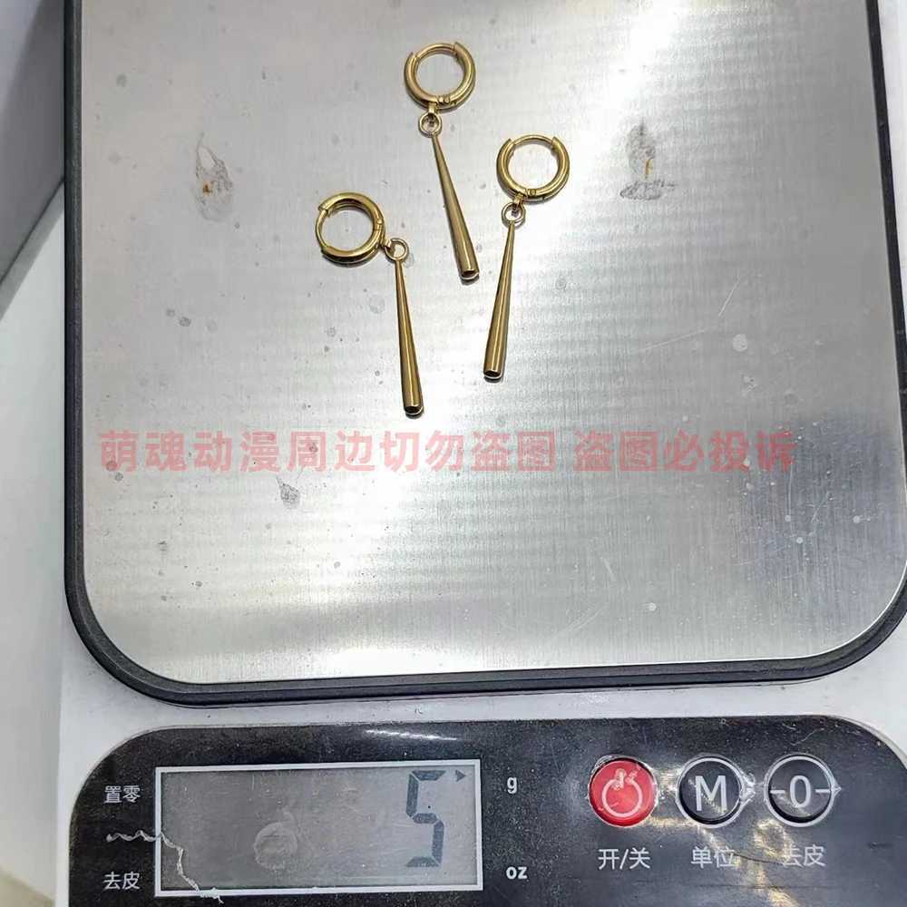 One Piece Earrings Roronoa Zoro Cosplay Stainless Steel Earrings New Style Anime Fans Gift Z250408