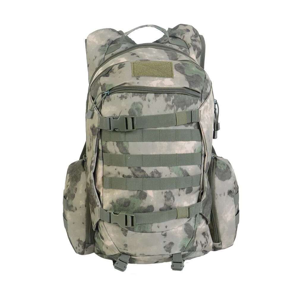 Outdoor New Camping Hiking 45L Large Capacity Shoulder Men Tactical Camouflage Flat Shark Backpack
