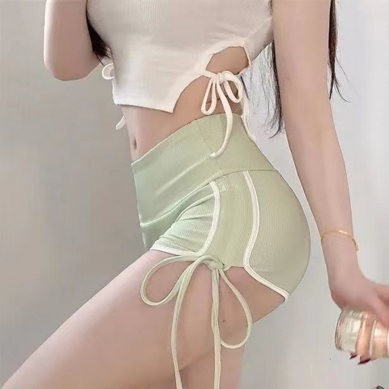 2025S Designer Shorts For Women Casual Spicy Girl Drawstring Sports Women S Clothing Summer New Hot Pants High Waist Slimming Straight Wide Leg Shorts