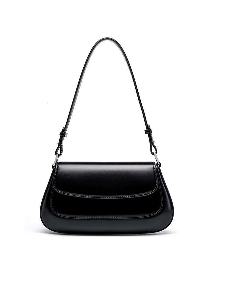 100% Genuine Women Shoulder Korean Style Ladies Cow Leather Crosssbody Armpit Bag Handbag For Street Shopping