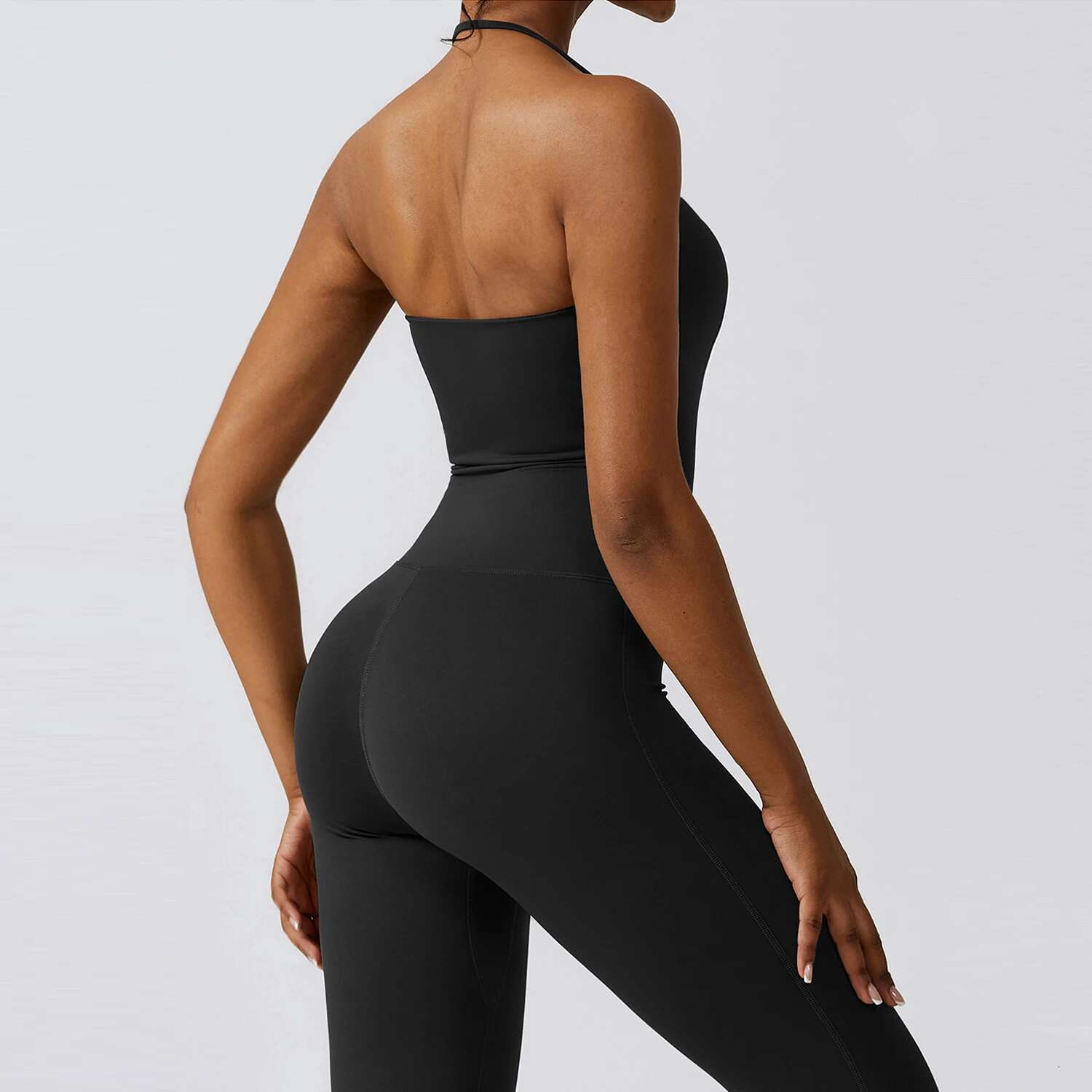 One Piece Sleeveless Yoga Suit Gym Set Training Sportswear Fiess Sports Jumpsuit Women Push up Workout Bodysuits Female