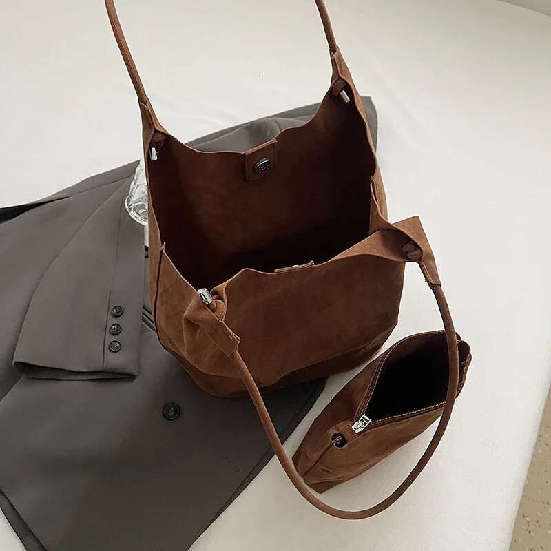 Retro PU Leather Shoulder Bags For Women Winter Y2k Korean Fashion Trend Female Tote Bag Lady Big Handbags