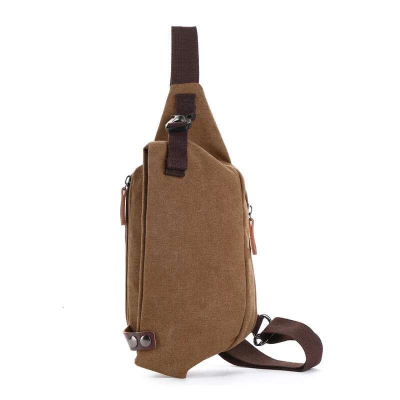 Canvas Backpack Chest Shoulder Travel Bagpack Men Crossbody Messenger Bag Mochila Mascua Sg Strap Plecak Women Rugzak