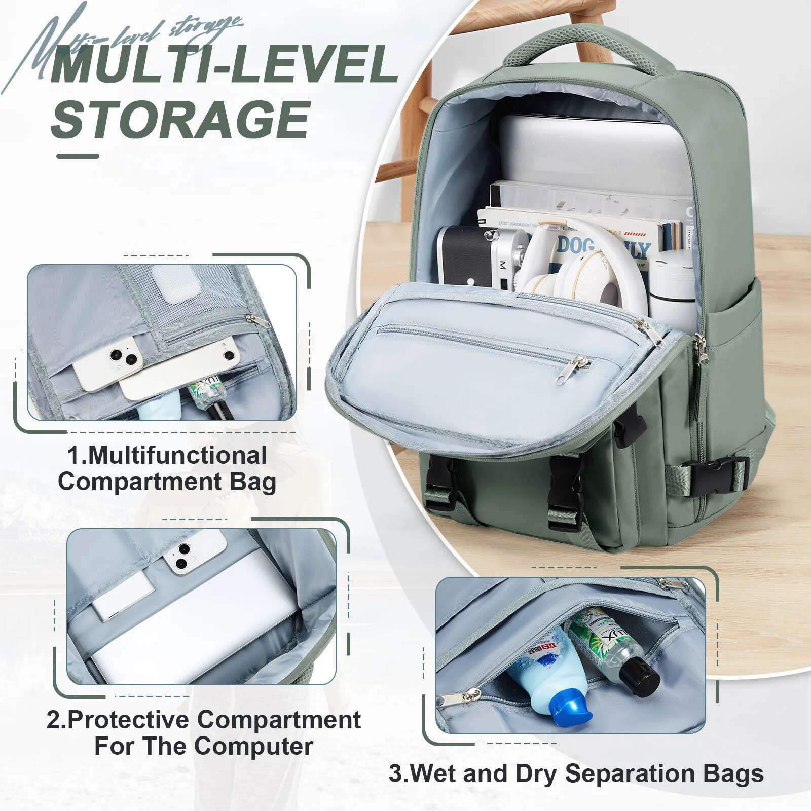 Travel For Women Reinforced Waterproof Notebook Backpack 45X36x20 Men Casual School Bakcpack Flight Cabin Bag 40X20x25