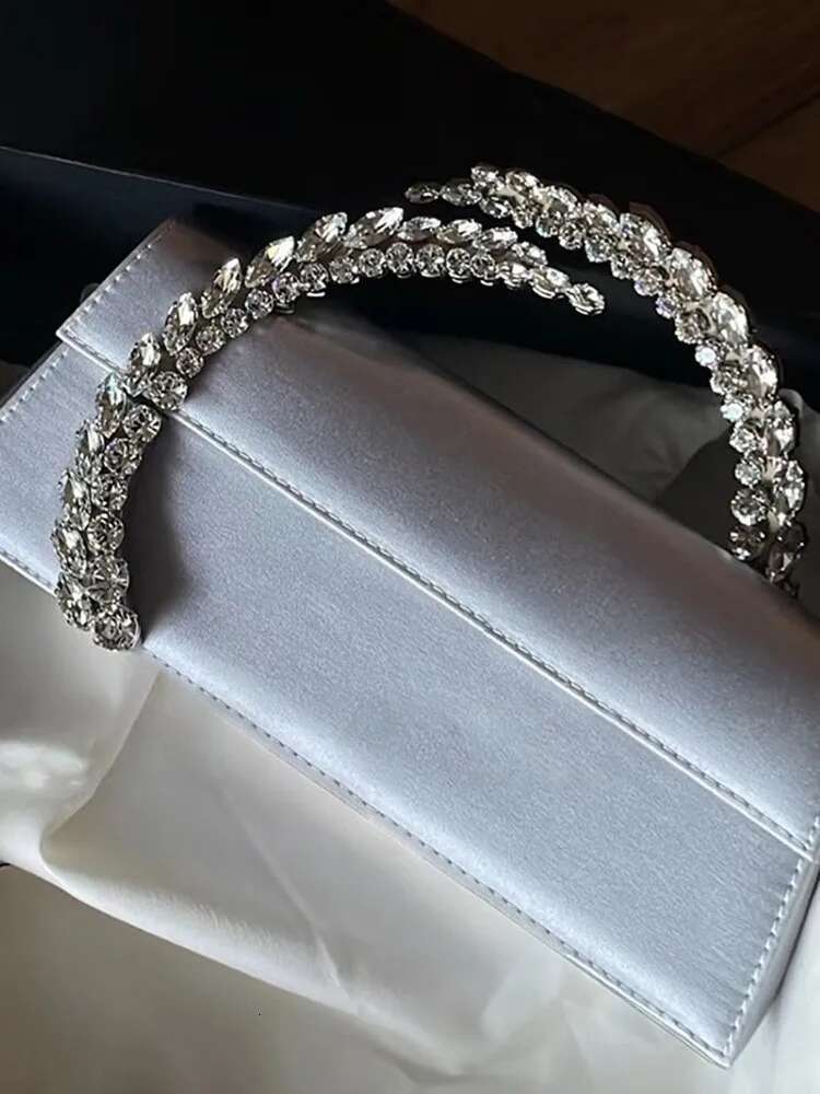 FIRMRANCH Sparkg Eye-Catching Wheat Ear Dia Design Women's Satin Handbag Dinner Bag Socialite Banquet Purse Party Clutch