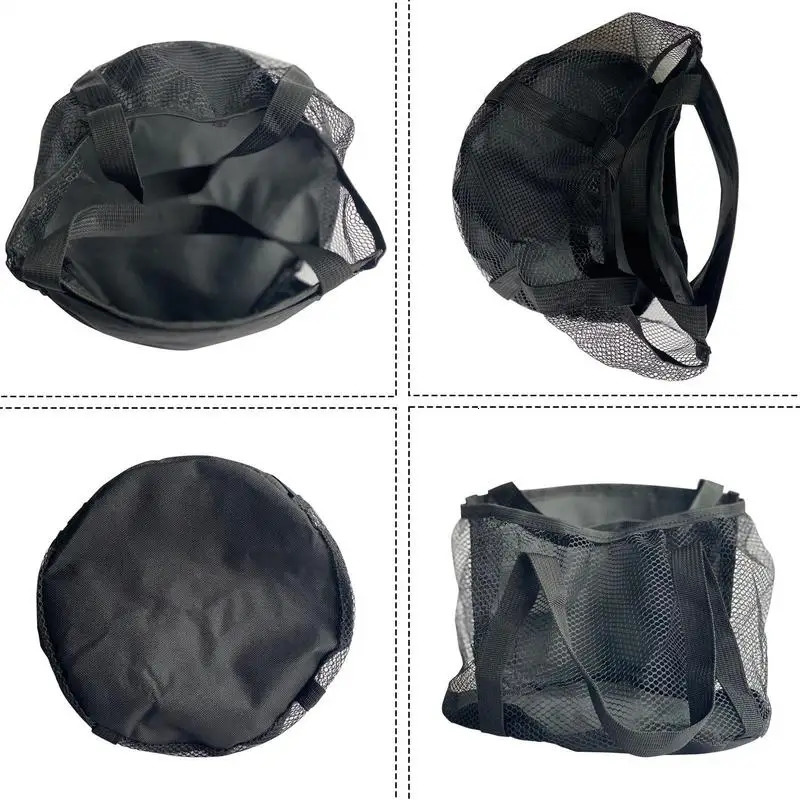Bowling mesh bag mesh bag handbag bowling rack with handle scratch resistant bag sports storage bag outdoor womens storage bag 250409