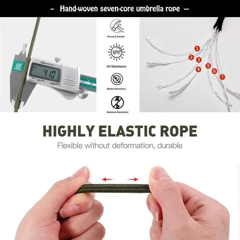 Military 550 Paracord Rope 100M 50M 31M 7 Strand 4mm Parachute Cord Outdoor Camping Survival Gear DIY Bracelet Tent e
