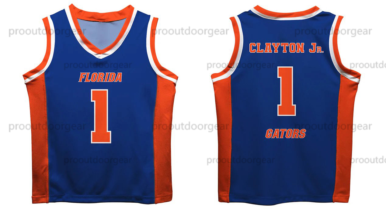 1 Walter Clayton Jr. 2025 Basketball Jerseys Alex Condon Will Richard Alijah Martin Joakim Noah Custom Jerseys