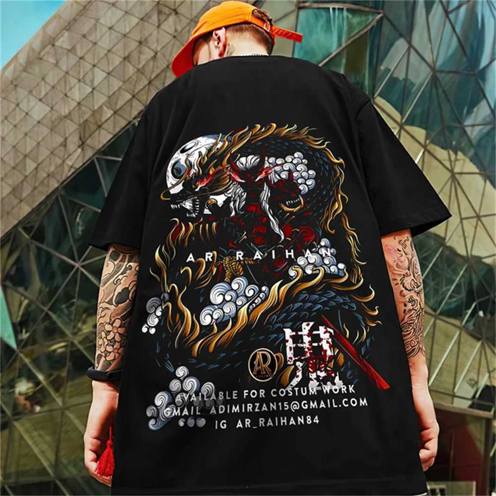 Trend Mens T-shirt 3D Printed Mens Street T-shirt Short Sleeve High Street Hip Hop Super Large Summer Street T-shirtXJ250409