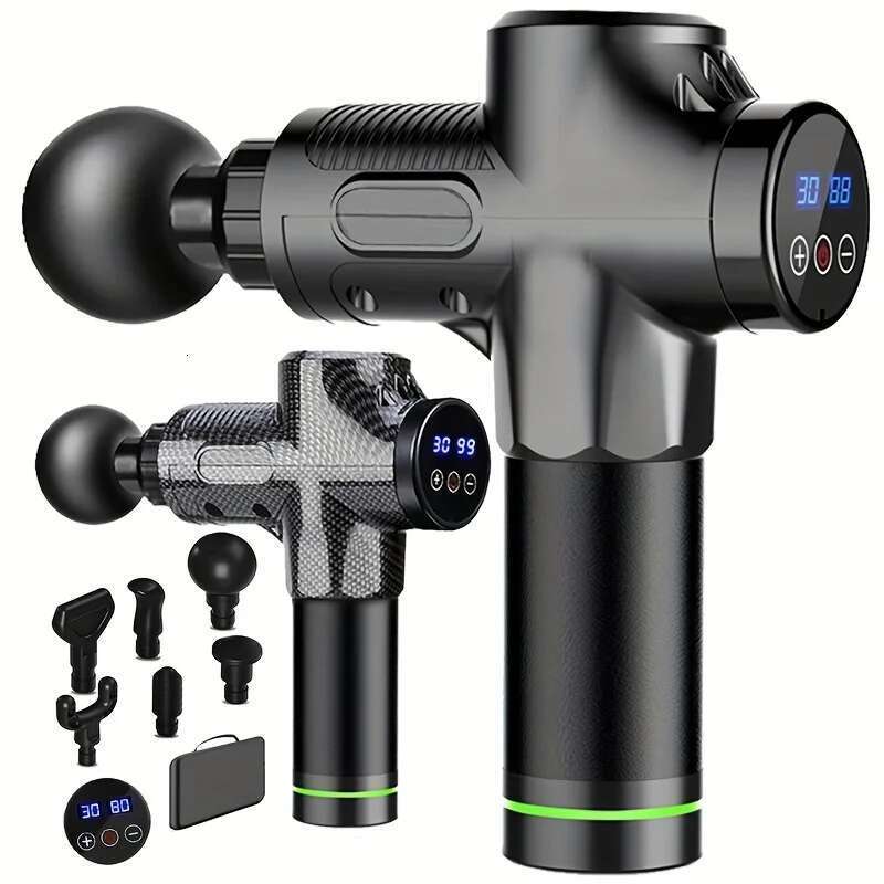 30 Level Massage Gun Fascia Deep Muscle Relax Body Neck Massager Electric Fiess Equipment Noise Reduction Male Female
