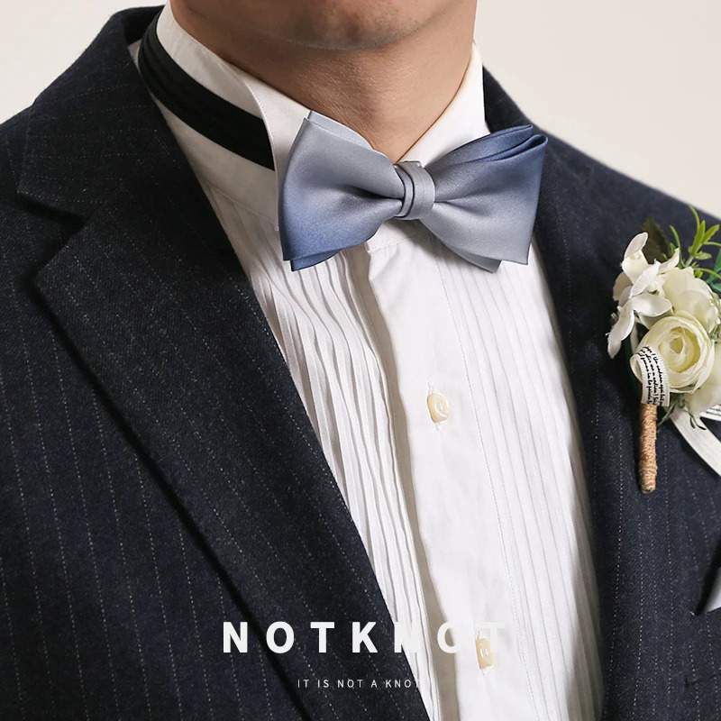 Wedding Grooms Mens Business Dress Advanced Variations with Bow Tie 250407