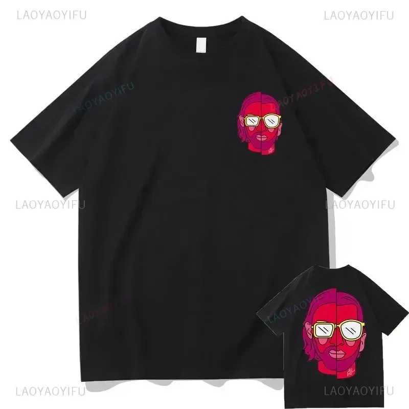 Le Monde Chico Printed T-shirt Album PNL French Rap Graphic T-shirt Hip Hop T-shirt Mens/Womens Brand Harajuku T-shirt Mens Street ClothingXJ250409