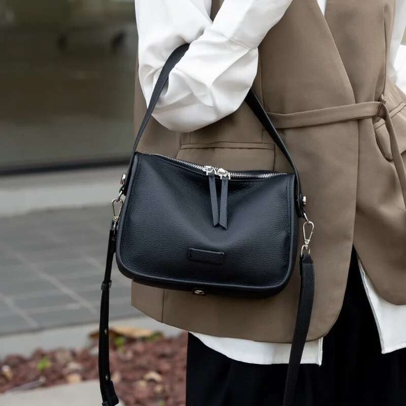 Bag Autumn Winter Cross-Border New Underarm High-End Crossbody Genuine Leather Women's Cowhide Shoul
