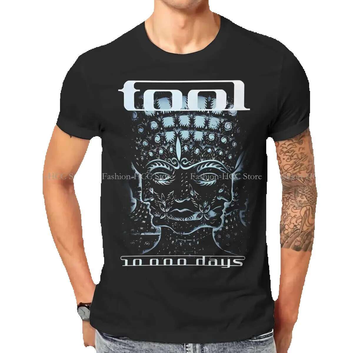 Men's T-shirt, 100% cotton, tool strap, pseudo gentleman does not defecate, printed, interesting size, S-6XL