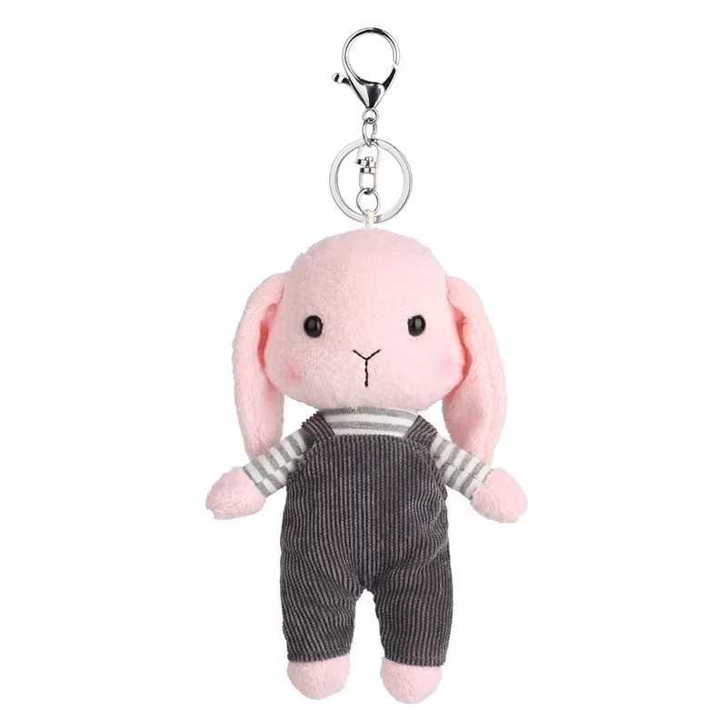 Kate Rabbit Plush Keychain Kaii Animals Toy Pendant Car Keychain Cute Backpack Accries Boys and Girls Couple Plush KeychainXJ250409