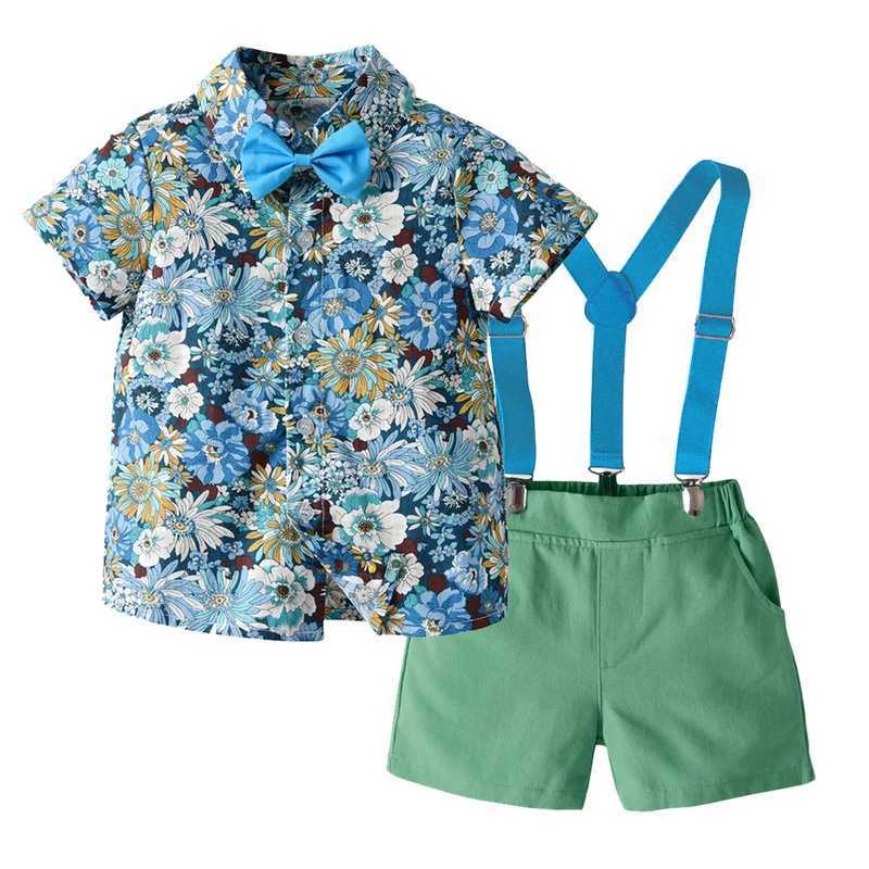 Baby boy girl costume brother sisters summer baby boy gentleman costume suit+baby girl flower princess costume party S2548