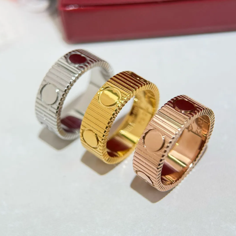 Classic Brand rings Designer Unlimited Love Ring 18K Gold Ring Women Mens Ring High Quality Couple Rings Designer Jewelry for Daily Wear gifts