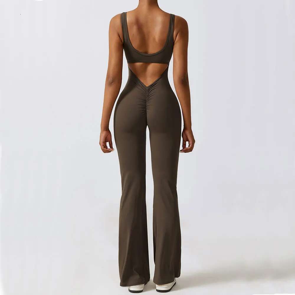 New Gym Set Training Yoga Suit Sportswear Women Sports Jumpsuit Fiess Rompers Stretch Female Push Up Workout Bodysuits