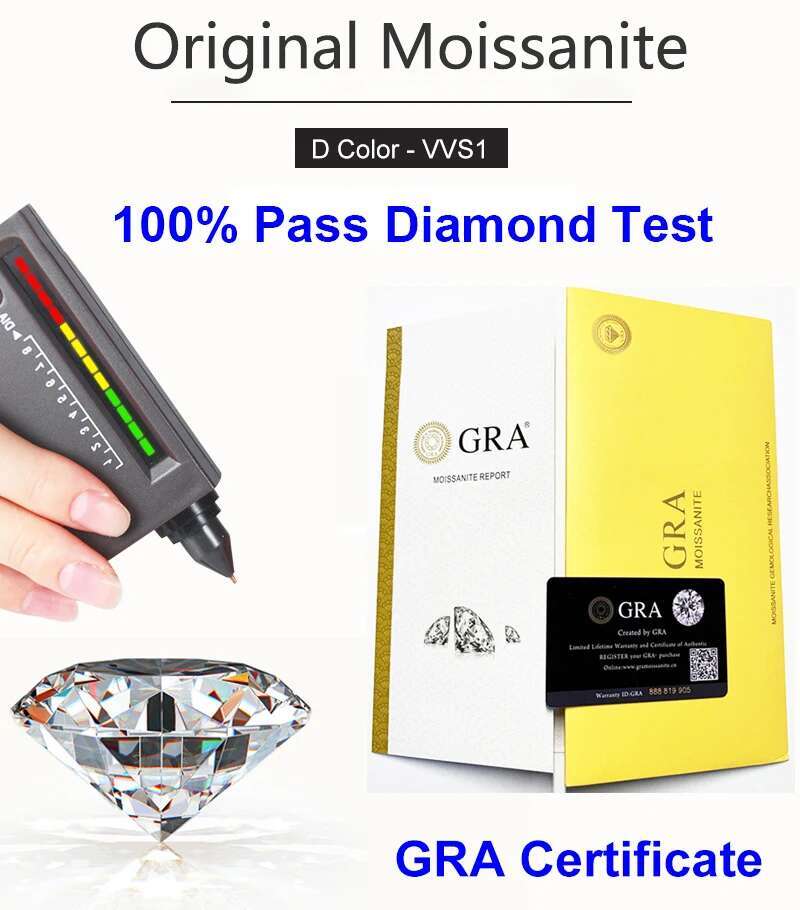 2-6.5mm Men Women Moissanite Tennis Chain Rose Yellow Moissanite Tennis Bracelet s925 Silver Tennis Chain For Women Men