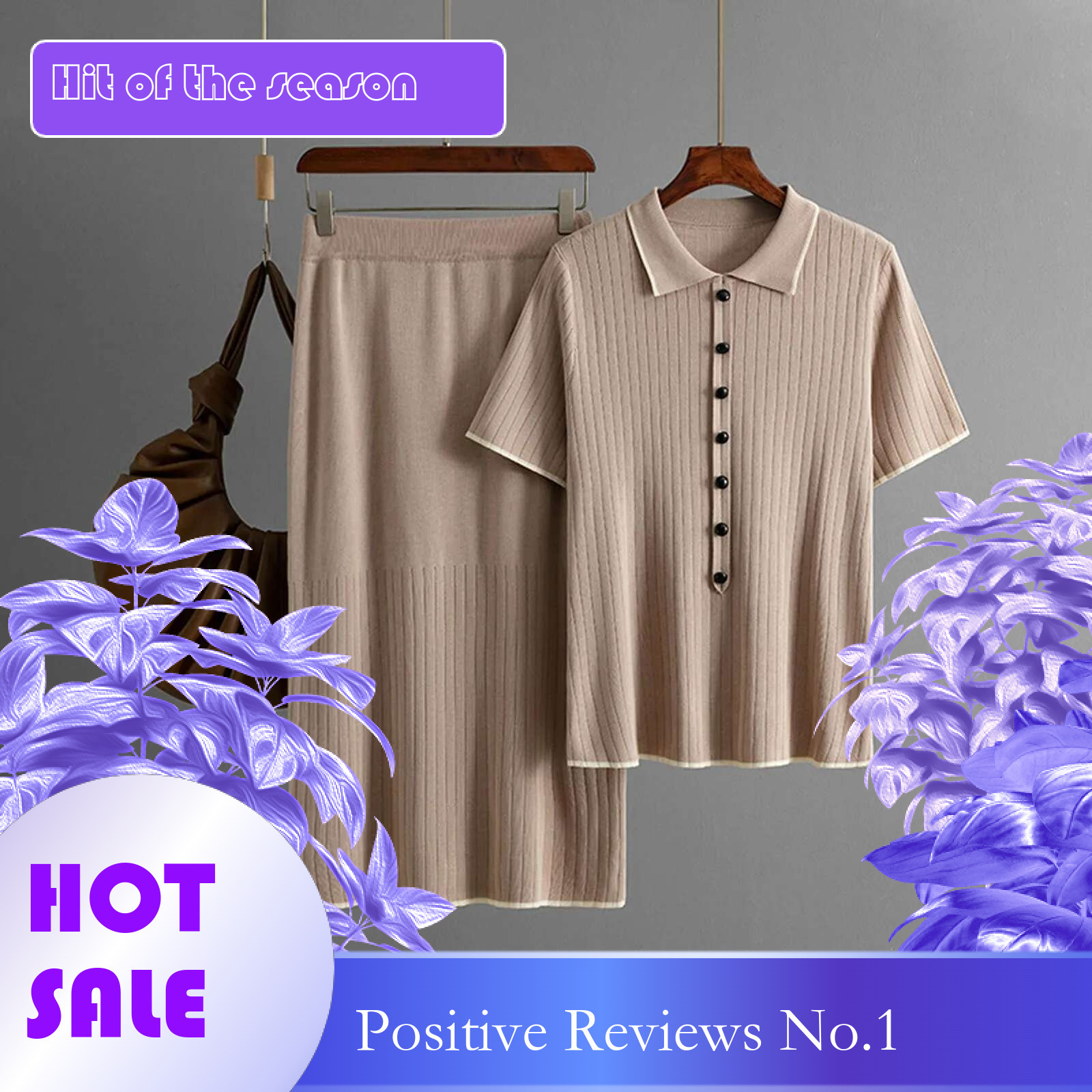 Dongdumaoyi Summer Women Suit With Skirt Sets Piece Outfit Knitted Straight Skirts Short Sleeve T Shirts Pieces For