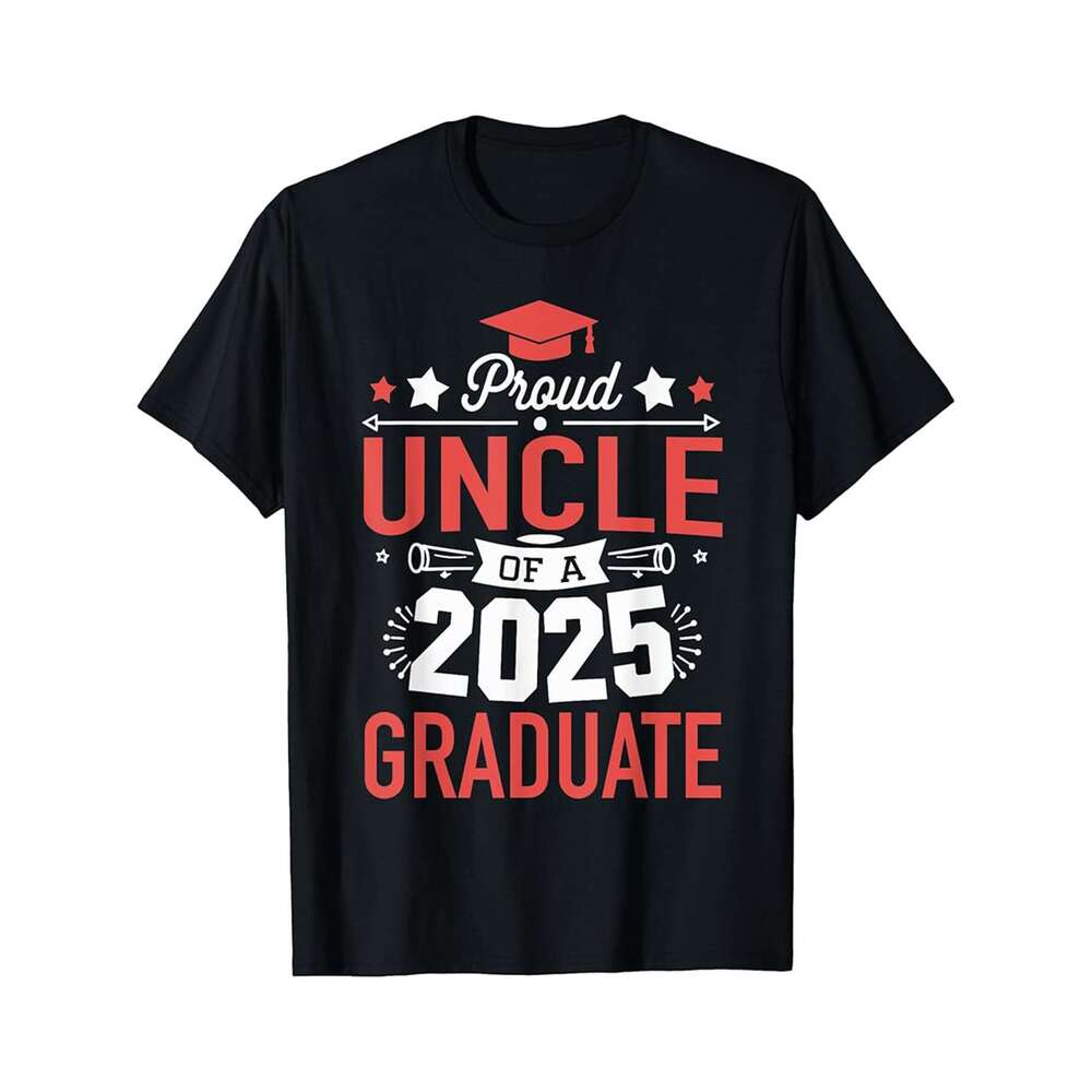 Designer T shirt Proud Tio of a class of 2025 graduate senior graduation - 220g Tshits