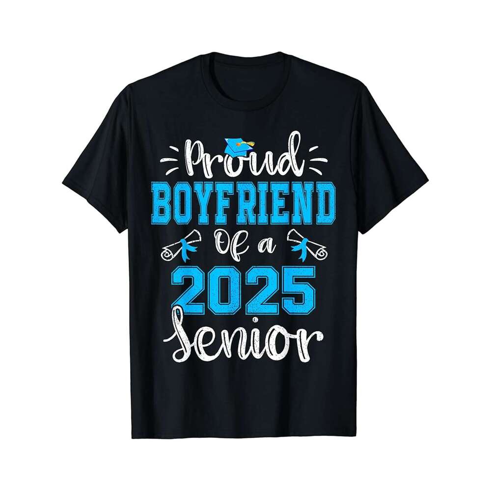 Designer T shirt Proud Brother of a 2025 Graduate Class Of 2025 Graduation - 220g Tshits
