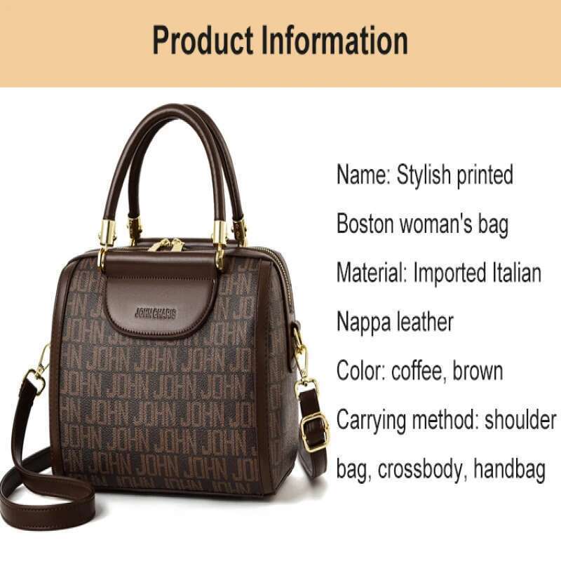 New Women's Fashion Handbag Shoulder Crossbody Large Capacity Pillow Bag
