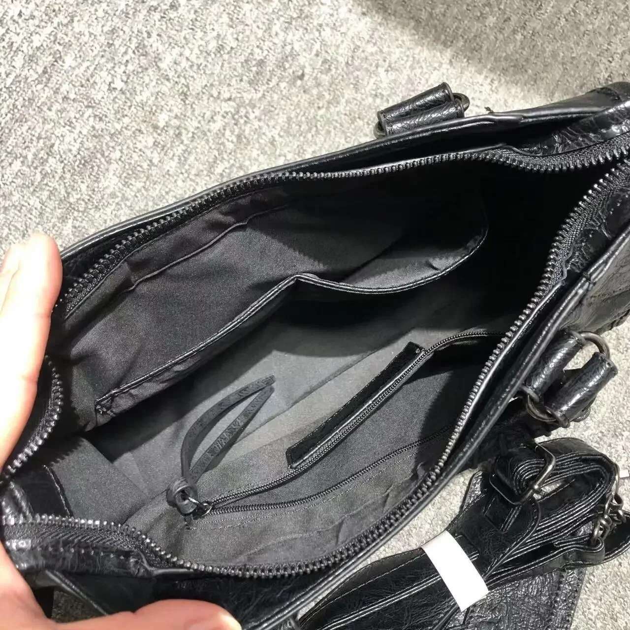 Large Capacity Tote For Women Designer City Motorcycle Shoulder Bag 2024 Autumn And Winter Handbag Splicing Crossbody