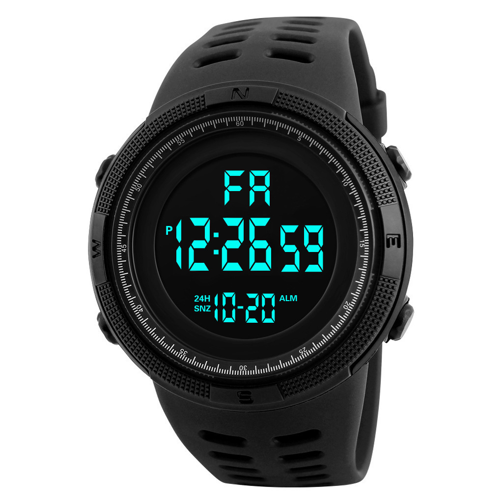 Wristwatches EZON H001H13 Professional Climbing Hiking Altimeter Barometer Compass Men Digital Sports Watch 50M Waterproof 221129