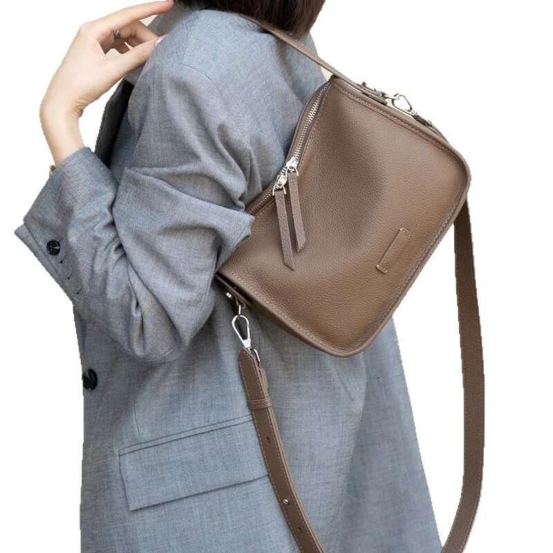 Bag Autumn Winter Cross-Border New Underarm High-End Crossbody Genuine Leather Women's Cowhide Shoul