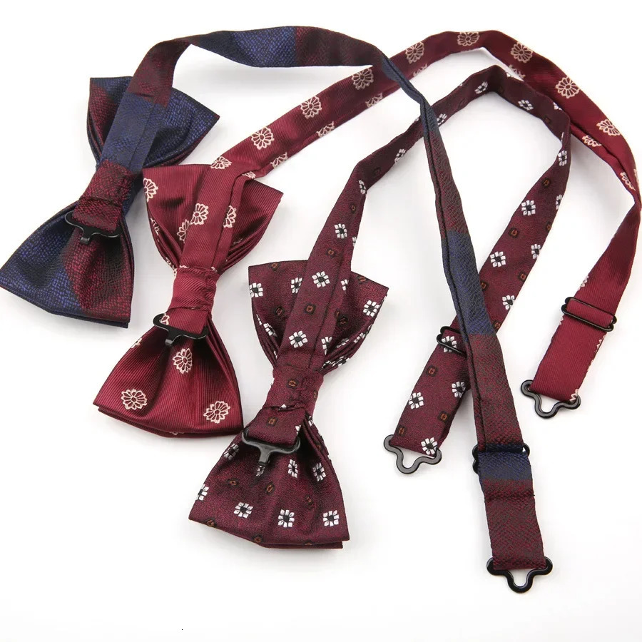 Leading mens wedding the mens Korean set in the bridal room red mens tie double-layer 250407