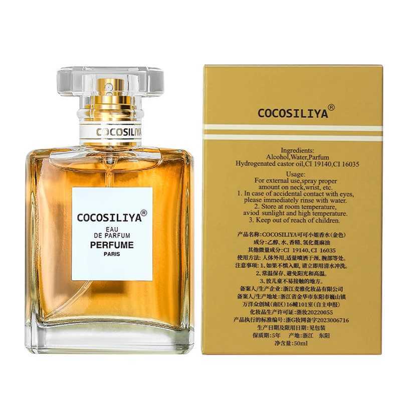 50 ml Miss Coco Eau De Toilette gold toilet suitable for women durable light/strong smell elegant perfumeXJ250409