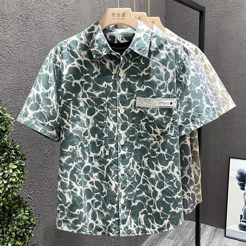 Summer men's thin short-sleeved shirt