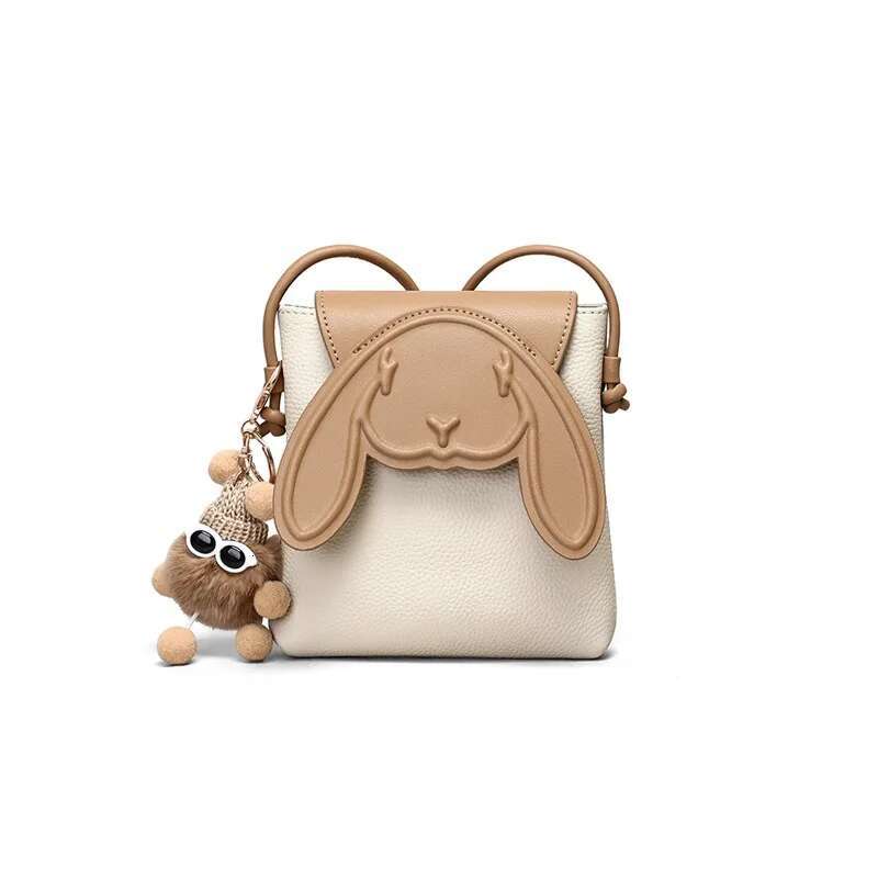 Bag2025new Genuine Leather Women's Crossbody Mini Waist Fashion Small Shoulder Bag
