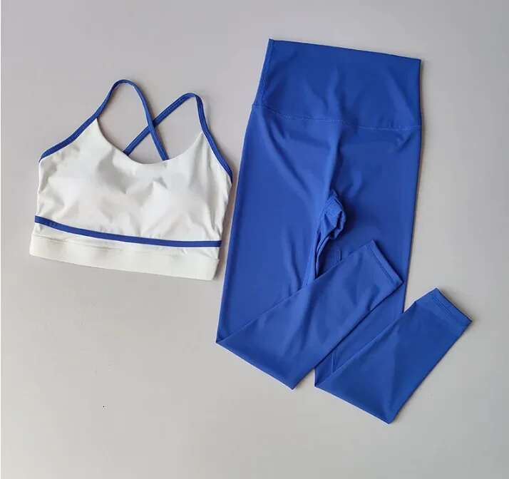 New Outfit Women's Fashionable Fiess 2PCS Set Yoga Running Leggings Sports Bras Shorts Sportswear Clothing Suit