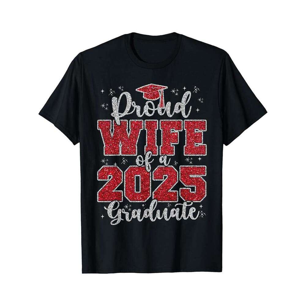 Designer T shirt Proud Uncle of a Class of 2025 Senior Graduate 2025 - 220g Tshits