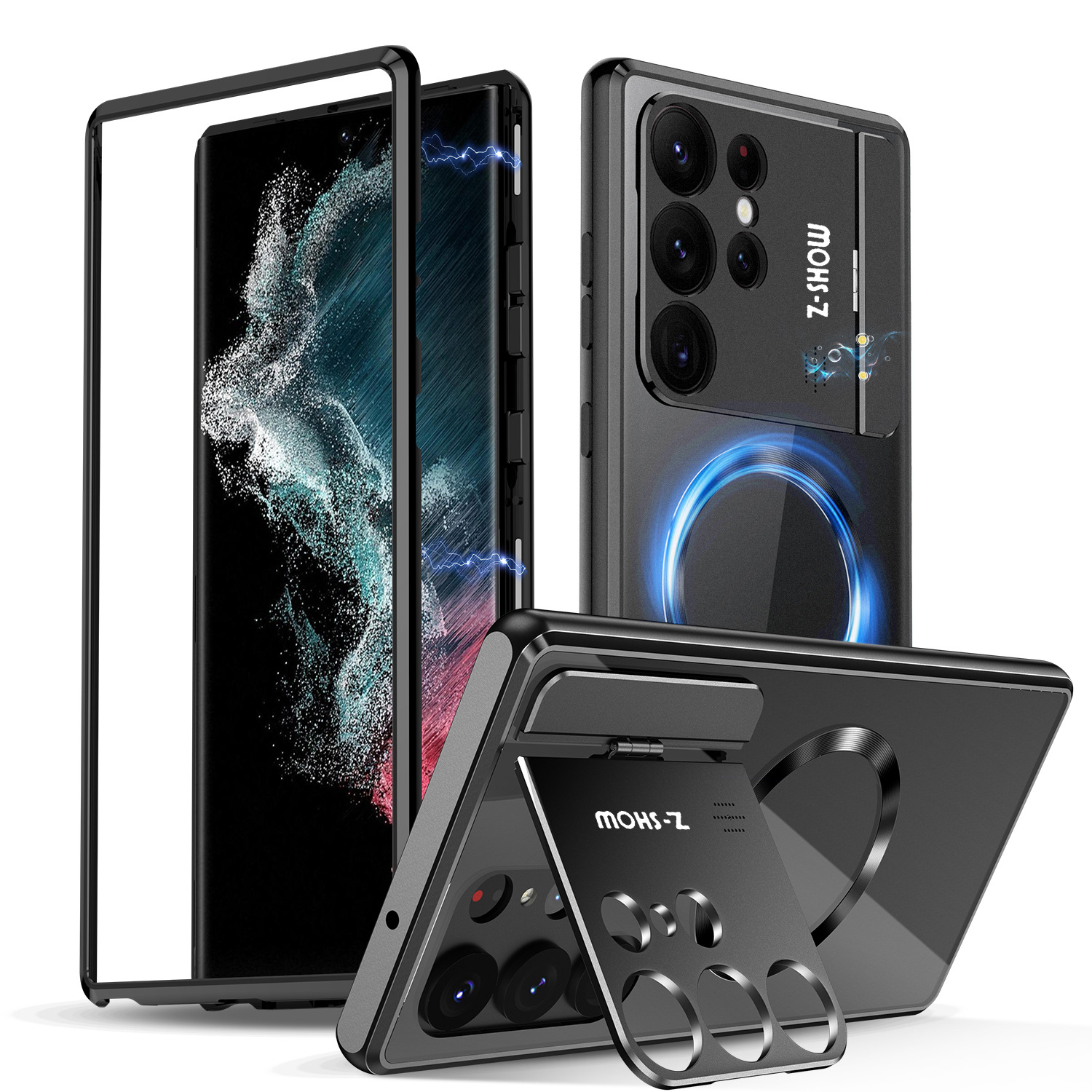 {Magnetic + aromatherapy} S25ultra/S24ultra mobile phone magnetic bracket case powerful heat dissipation long-lasting fragrance