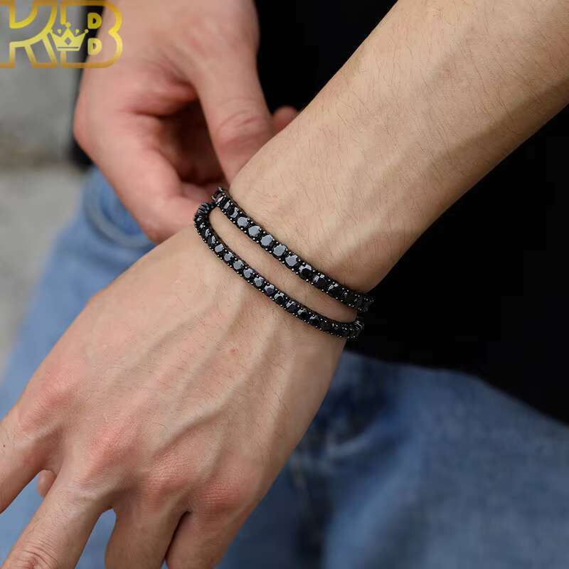 Fashion Trends Cuban Moissanite Chain New Trendy Arrivals Hot Selling Iced Out Hip Hop 925 Tennis Chain Necklace