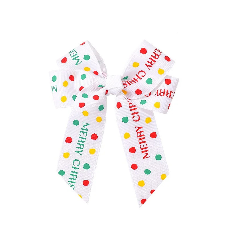 10/20/50 Years Party Christmas Decorations Hair Bow Girls Childrens Christmas Decorations Baby Hair Accessories Gifts 250409