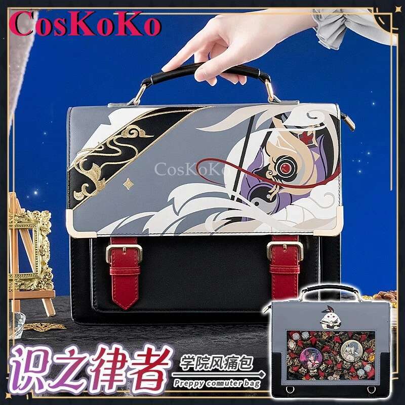 Coskoko Fu Hua Cosplay Game Honkai Impact 3 Theme Impression Pack Daily Preppy Commuter Backpack Messenger Bag Lovely Itabag New