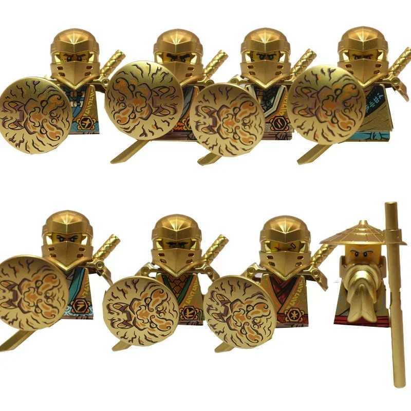 8 pieces/set of anime ninja characters Moro Nadahan Lloyd Kay Jay Zane Cole Nya Building Blocks Mini Action Characters Brick Toys Gifts X250409