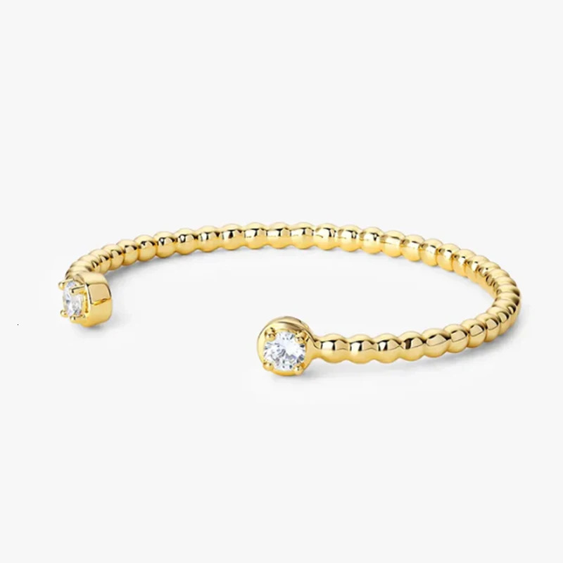 Lnngy Bead Bracelet Exquisite Adjustable Cuff Bracelets For Women Girls 925 Sterling Silver Hand Chain Jewelry Gift 250408