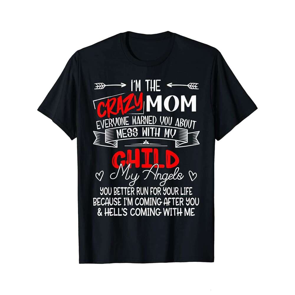Designer T shirt Funny Men Magical Mom Manager of Mischief Mothers Day - 220g T shits