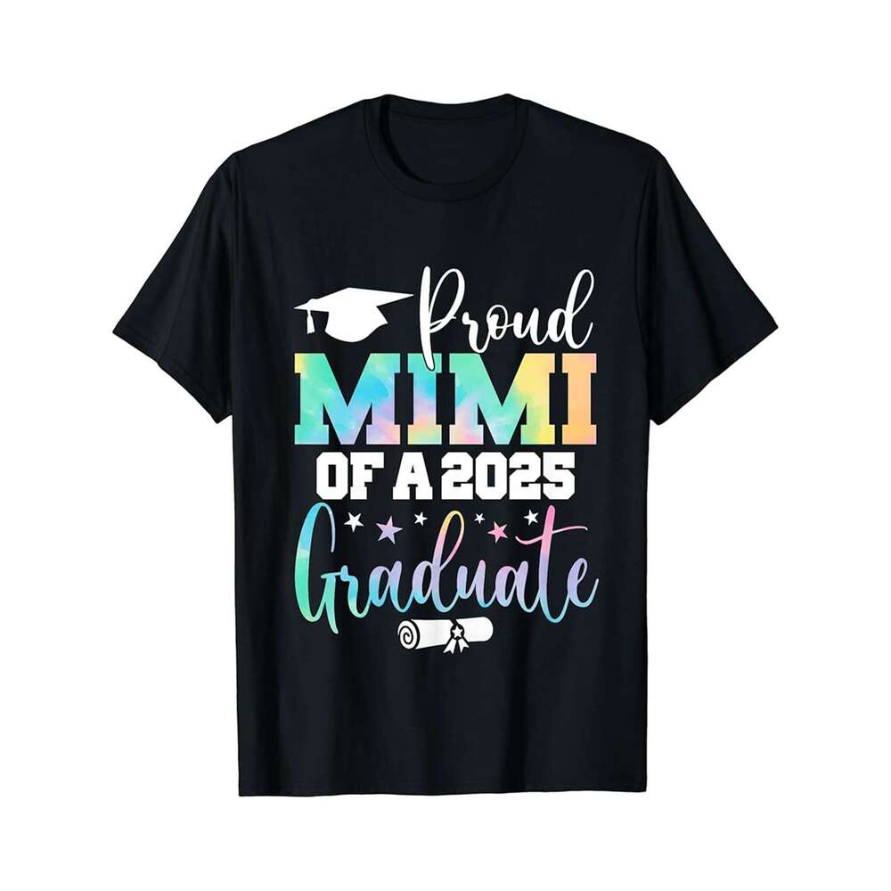 Designer T shirt Senior 2025 Prou mother-in-law Of A Class Of Graduate - 220g Tshits