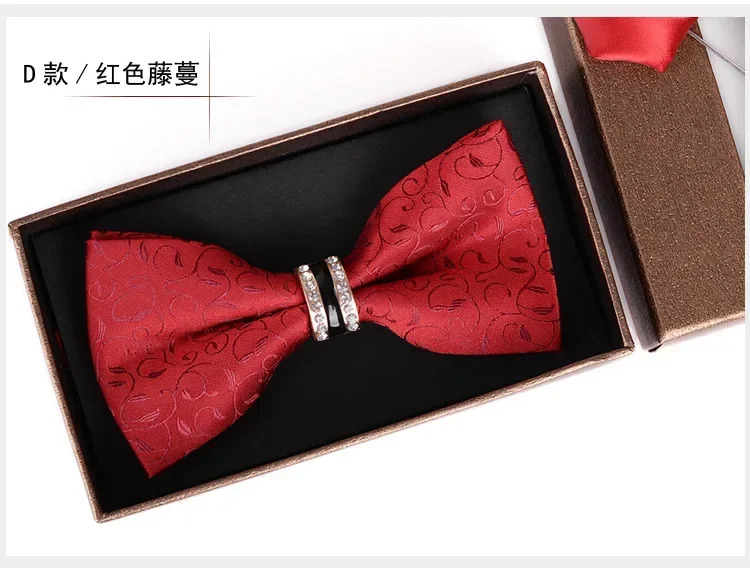 British mens tie mens formal wedding tie Korean double layered grooms tie childrens tie 250407