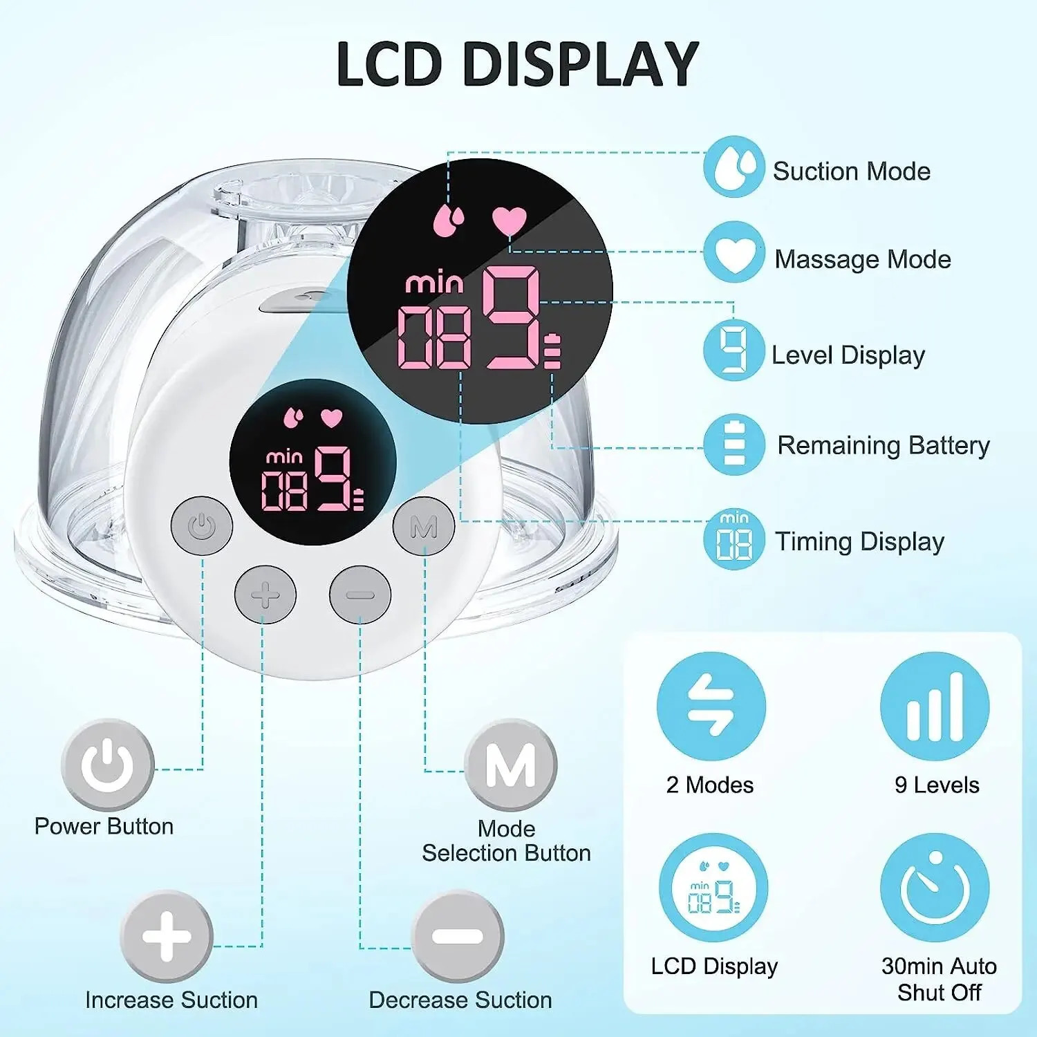 XIMYRA S12 Hands Free Electric s Mother Milk ctor Portable Wearable Wireless Breastpump 250403