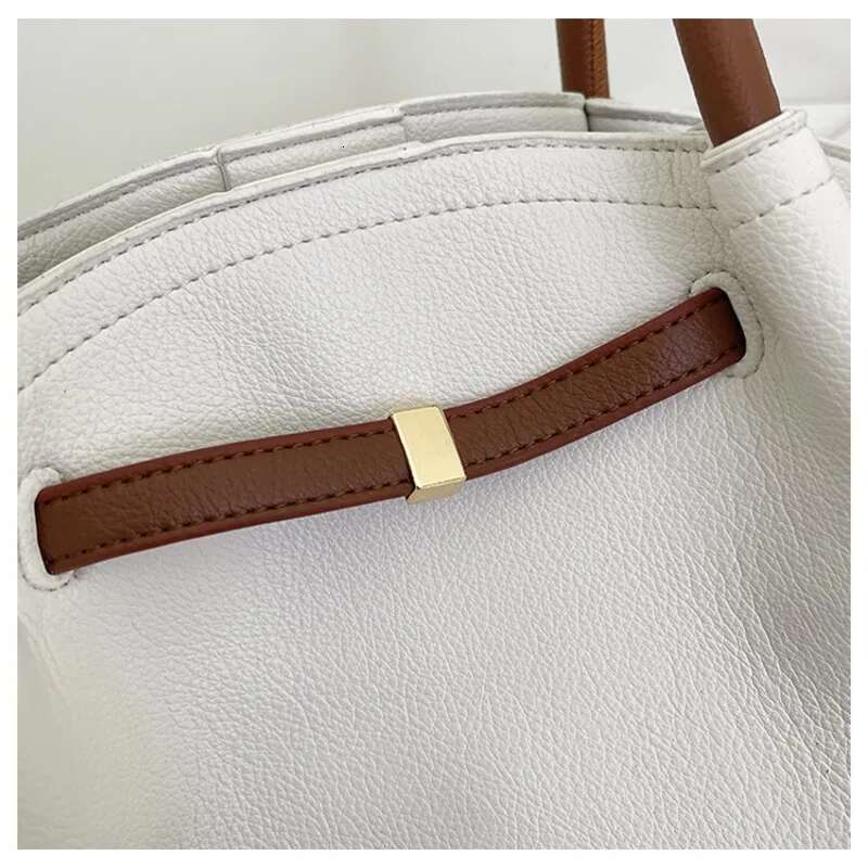 Meet You 2025New Fashion Large Capacity Top-Handle Tote Bag Lady Pleated Pu Leather Handbag Daily Commute Bags For Women