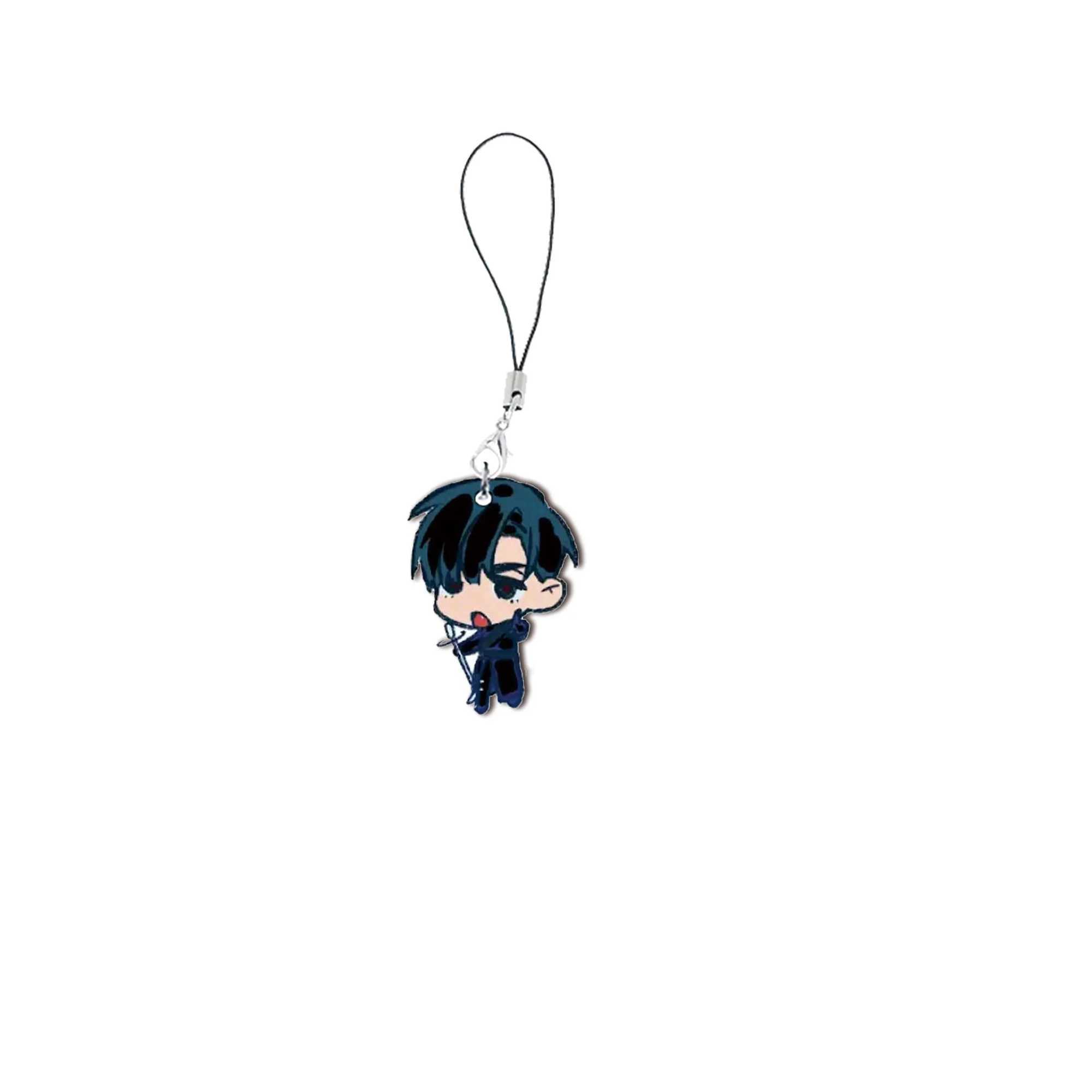 Alien Stage Phone Charm Cartoon Acrylic Mini Pendant Alien Stage Phone Keychain Chain Keychain Fan GiftXJ250409
