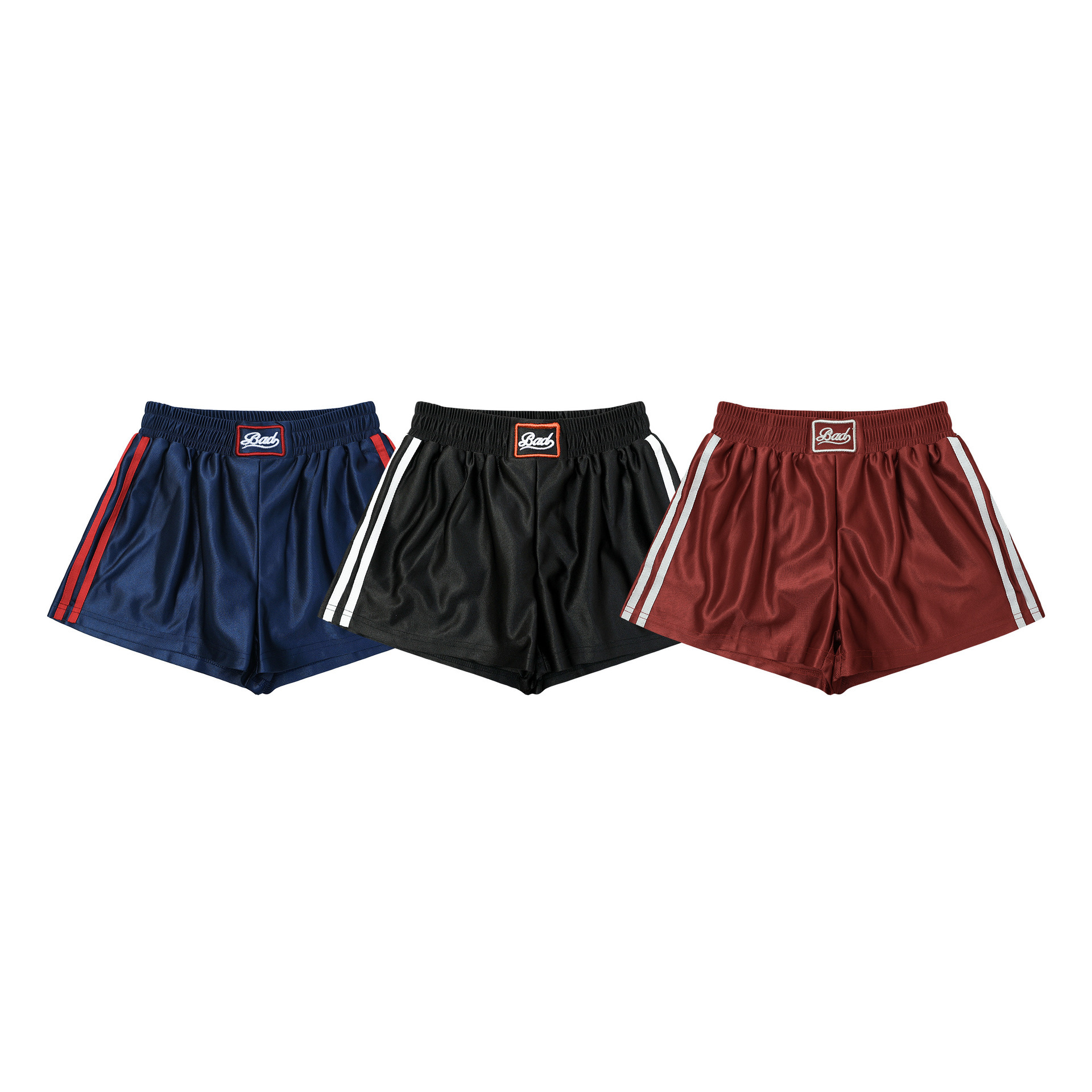 2025S Designer Shorts For Women Korean Badbloom Shorts American Spicy Girl Loose And Simple Drawstring Alphanumeric Striped Casual Pants Beach Pants